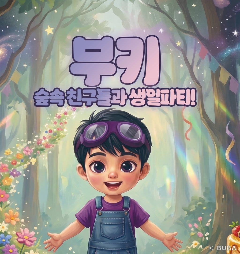 숲속 친구들과의 생일파티! 표지
