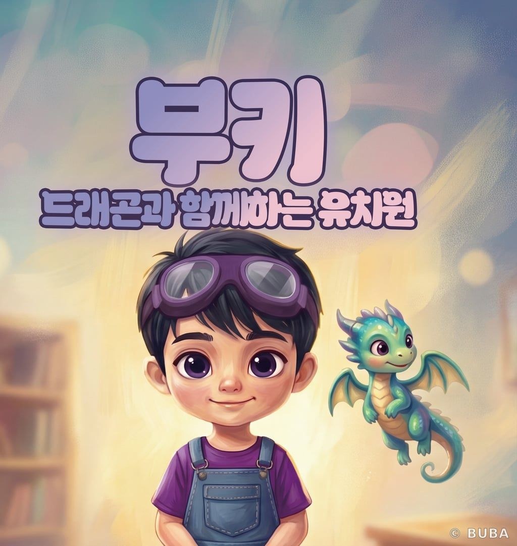 드래곤과 함께하는 유치원 표지