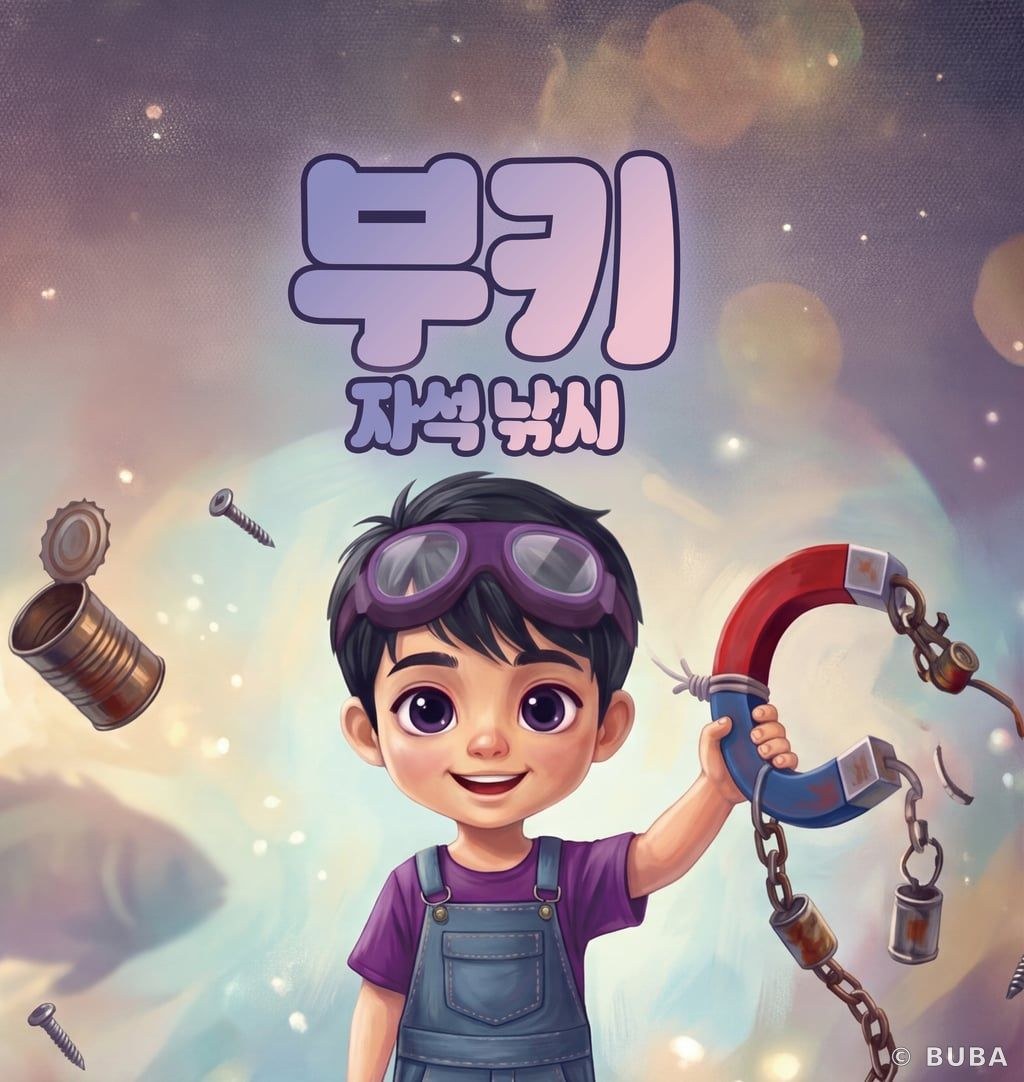 자석 낚시 표지
